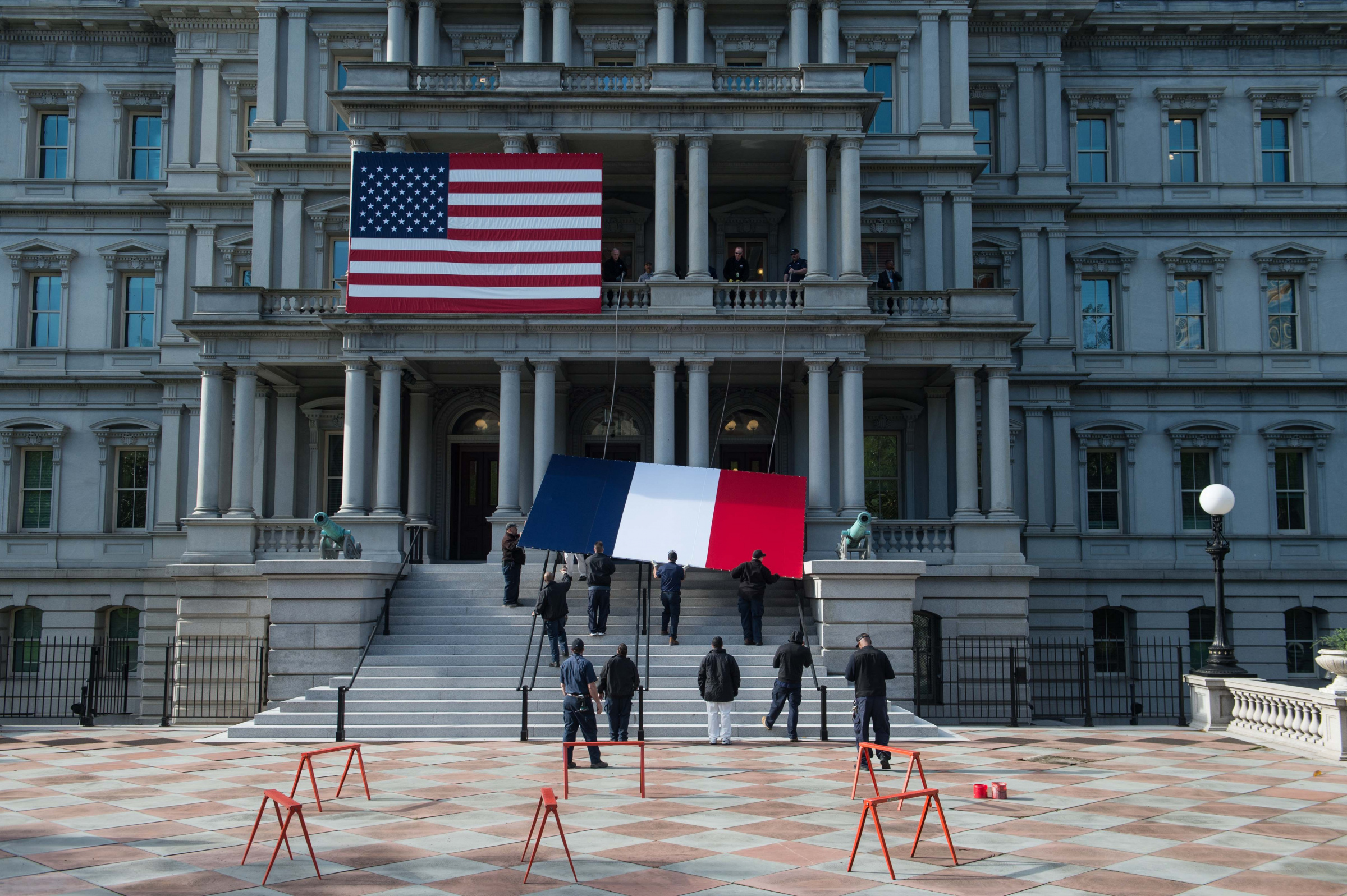 Image for Macron, Merkel in the White House: Back to basics